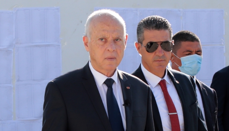 Le président tunisien Kaïs Saïed.