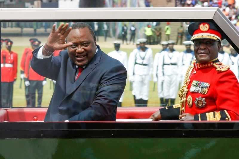 L'ancien président kenyan Uhuru Kenyatta.