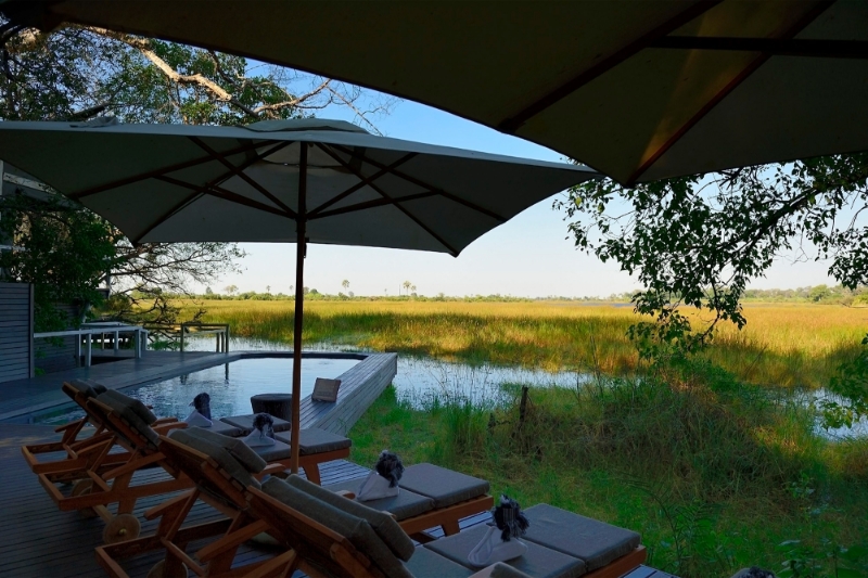 Abu Camp Reserve et ses prestigieux lodges étaient gérés par Wilderness Safaris, le leader du safari de luxe au Botswana.