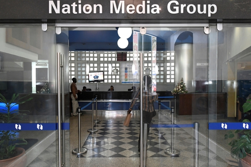 Le siège du Nation Media Group (NMG), à Nairobi, en janvier 2018.