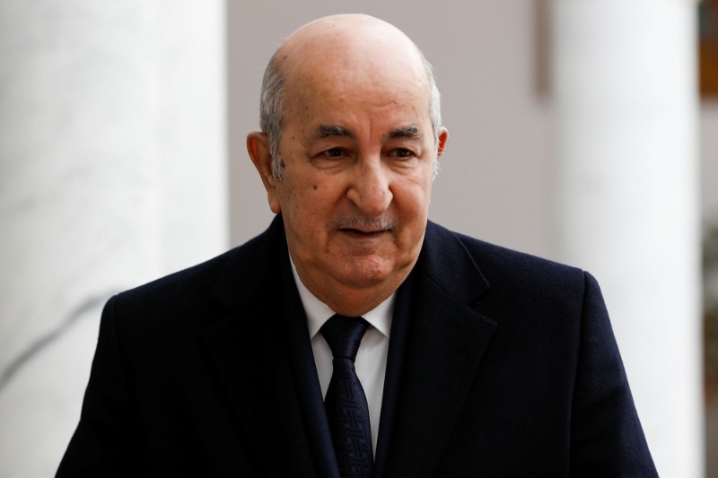 Le président algérien Abdelmadjid Tebboune.
