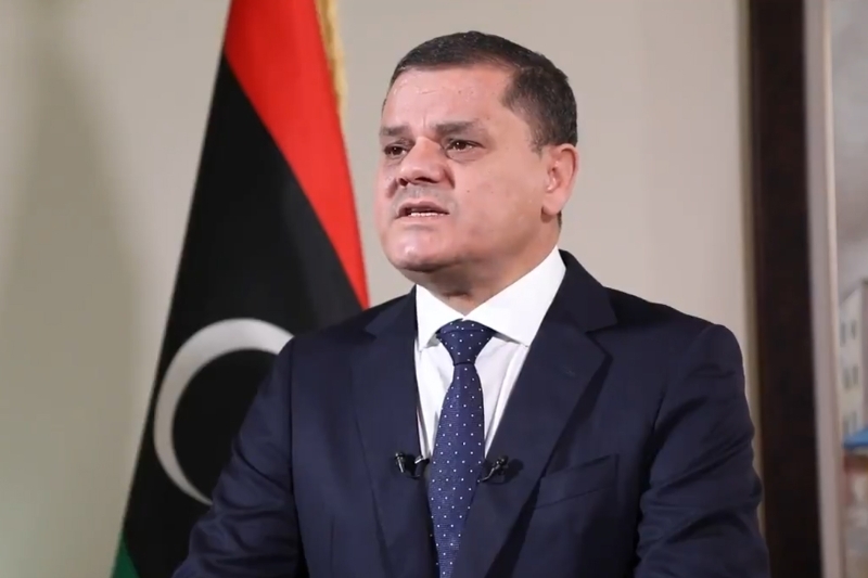 Le premier ministre du gouvernement d'union nationale libyen Abdelhamid Dabaiba.