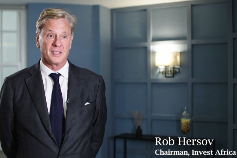 Rob Hersov, capture d'écran d'une vidéo promotionnelle de Jersey Finance.