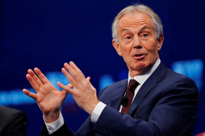 L'ancien premier ministre britannique Tony Blair.