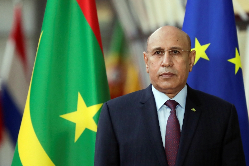 Le président mauritanien Mohamed Ould Ghazouani.