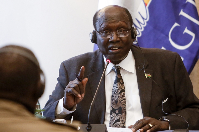 Le ministre des affaires présidentielles du Soudan du Sud, Barnaba Marial Benjamin.