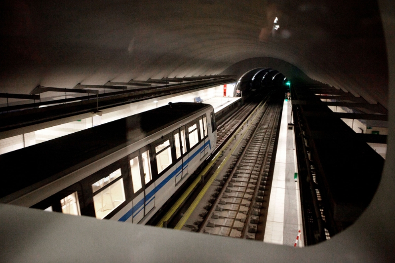 La RATP française elle assurait l'exploitation du métro d'Alger depuis 2011 via RATP El Djazaïr. Ici, la station Jardin d'Essai.
