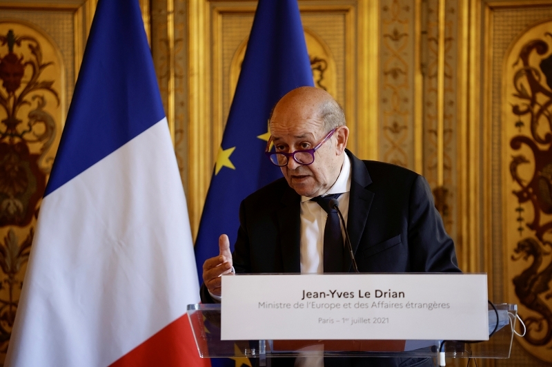 Le ministre des affaires Jean-Yves Le Drian.