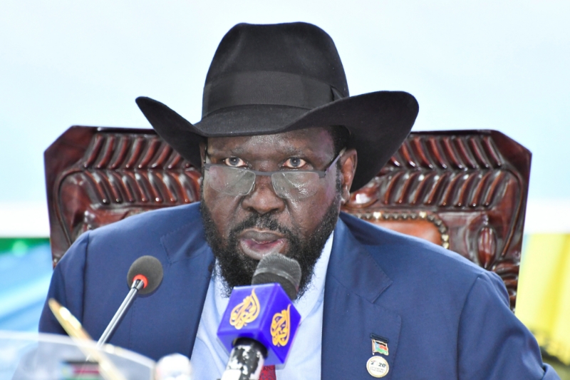 Le président sud-soudanais Salva Kiir.