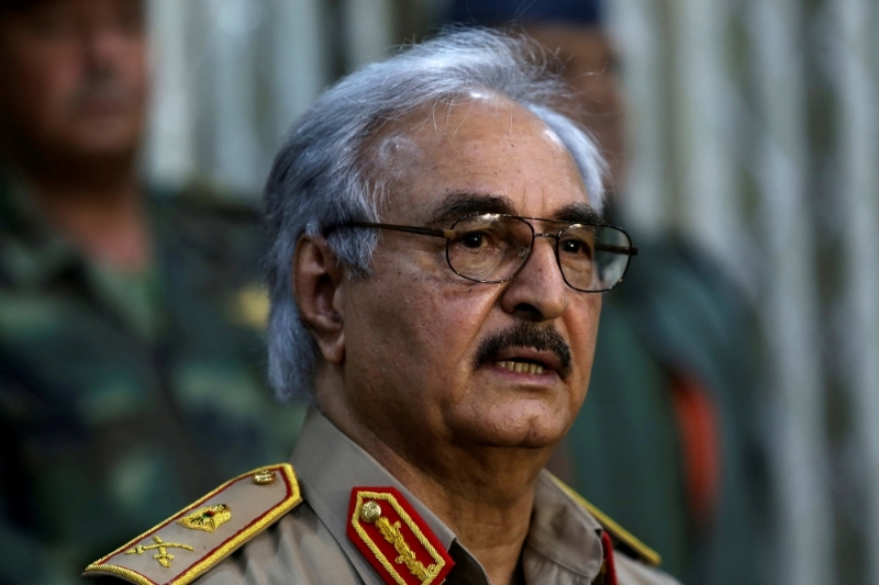 Le chef de l'Armée nationale libyenne Khalifa Haftar.