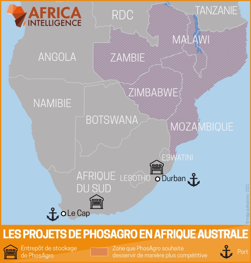 Les projets de PhosAgro en Afrique Australe.