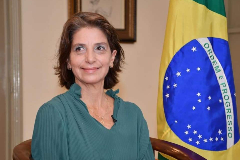 La diplomate brésilienne Vivian Loss Sanmartin.