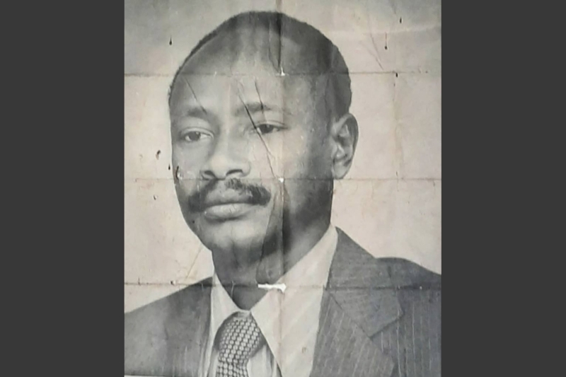 Une photo d'archive datant de 1980 du président ougandais Yoweri Museveni, alors candidat de l'UPM pour la circonscription de Mbarara Nord en tant que député, publiée sur Twitter par la Kaguta Foundation.