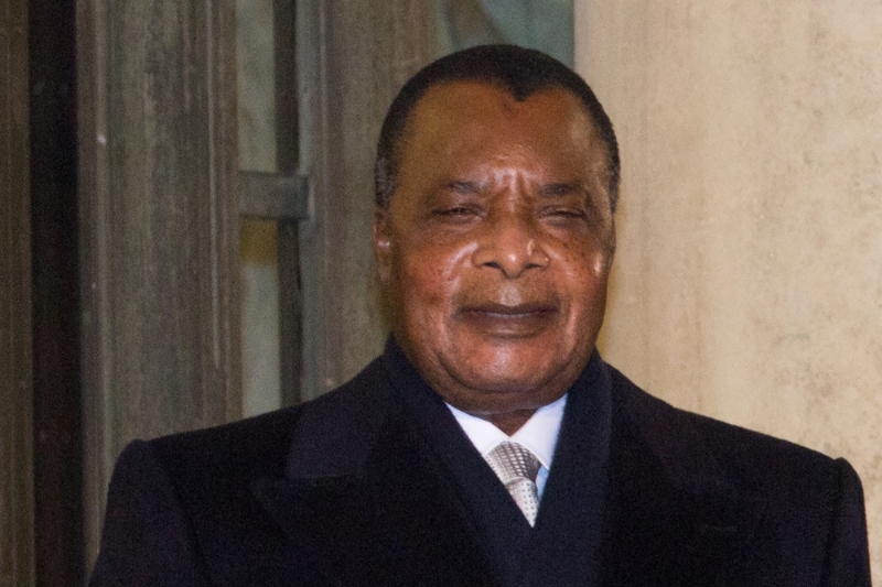 Le président congolais Denis Sassou Nguesso en novembre 2021 à Paris.