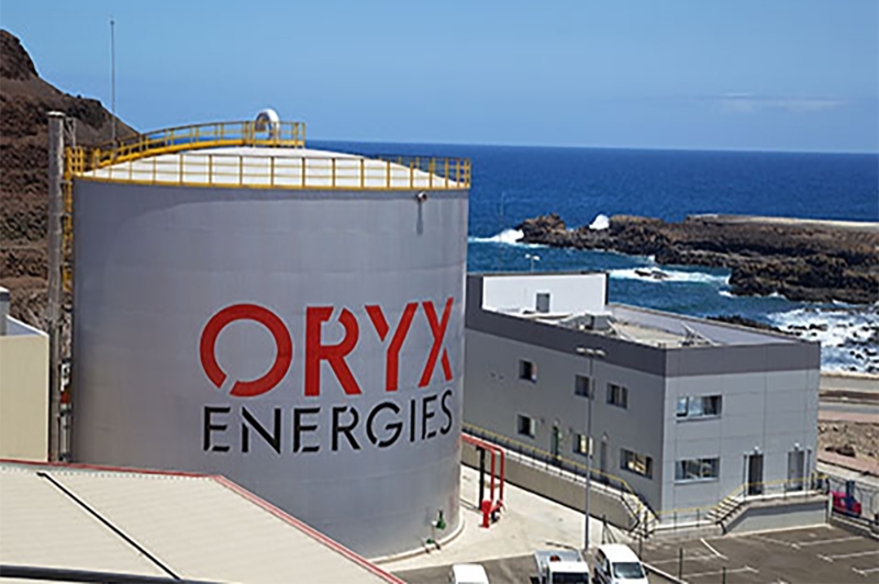 Le terminal de carburants d'Oryx à Las Palmas, aux îles Canaries, stratégiquement placé pour desservir la Mauritanie.