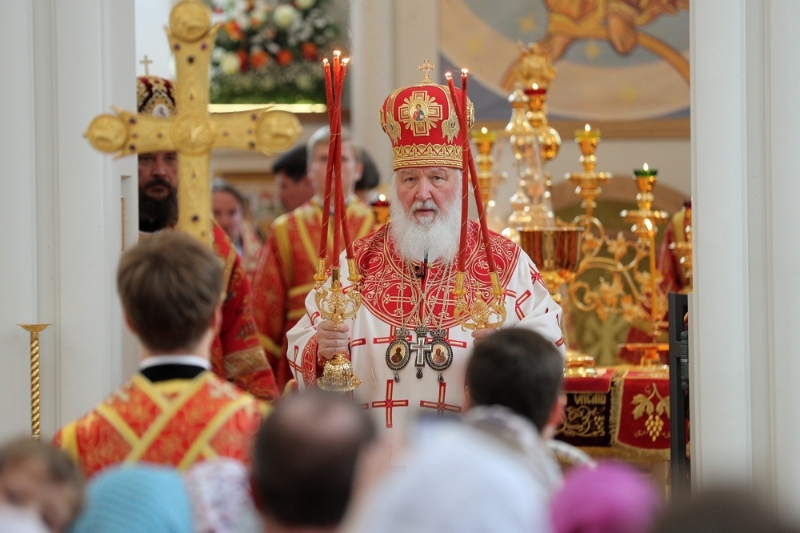 Le patriarche orthodoxe de Moscou et de toutes les Russies Cyrille.