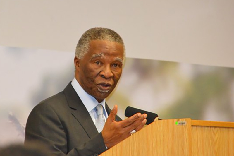L'ancien président sud-africain Thabo Mbeki.