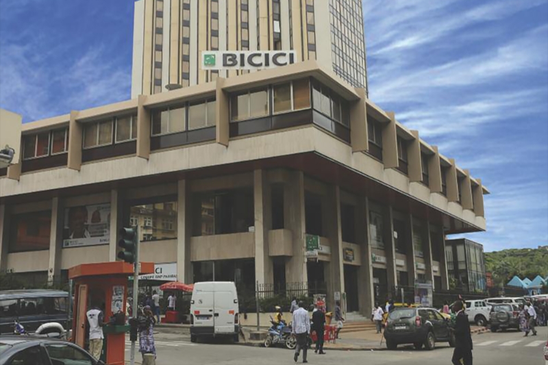 Le siège de la BICICI à Abidjan.