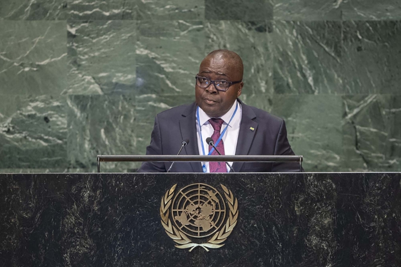 Michel Xavier Biang, ambassadeur du Gabon aux Nations unies.