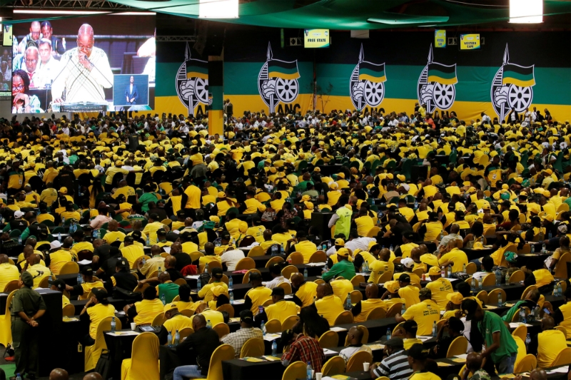 L'African National Congress (ANC) en congrès, en 2017.
