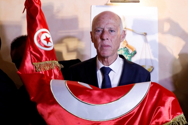 Le président tunisien Kaïs Saïed.
