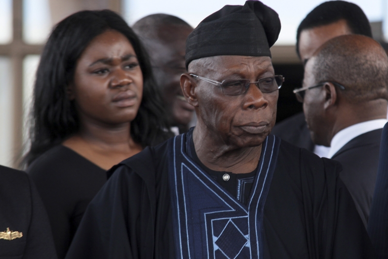 L'ancien président nigérian Olusegun Obasanjo.