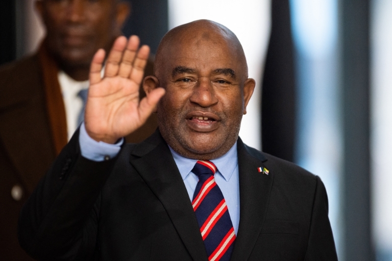 Le président des Comores, Azali Assoumani, le 11 novembre 2021 à Paris.