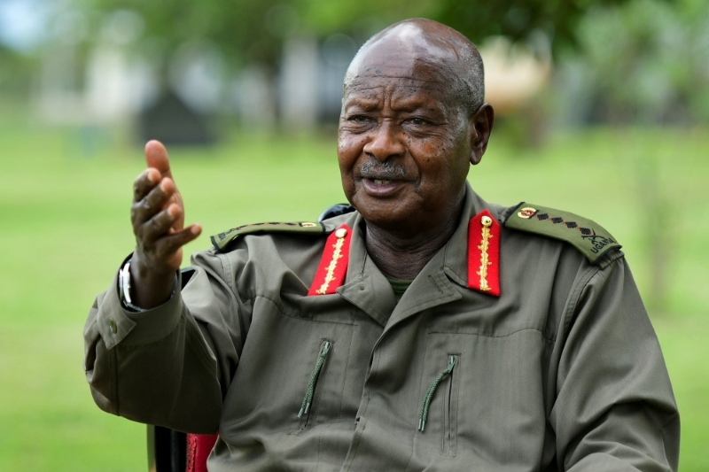 Le président ougandais Yoweri Museveni, in 2021.