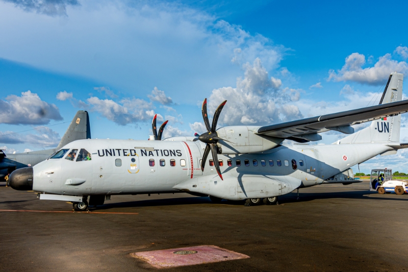 Le C-295 portugais destiné à soutenir la mission des Nations unies au Mali, la Minusma.