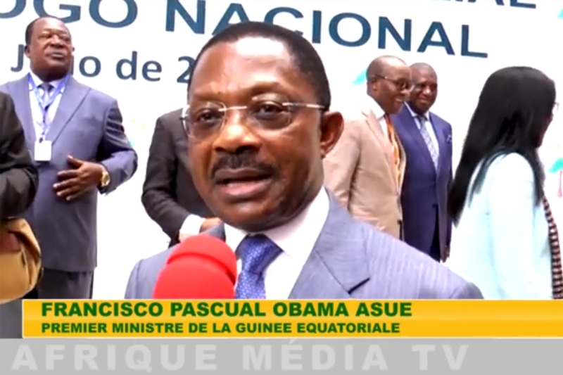 Le premier ministre équato-guinéen Francisco Pascual Obama Asue.
