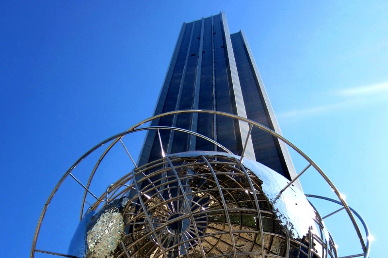 La Trump International Hotel and Tower sur Columbus Circle, à New York.