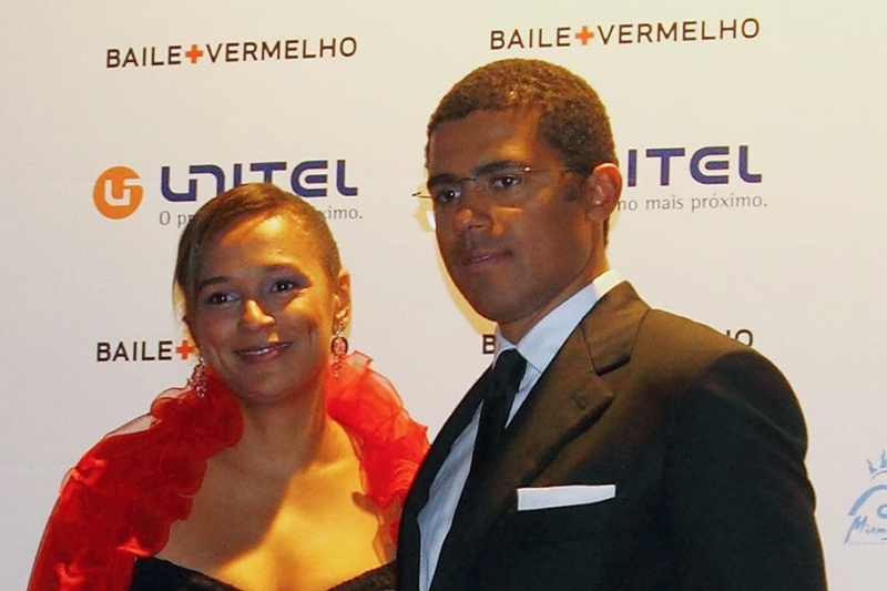 Isabel dos Santos et son époux Sindika Dokolo, en 2011.