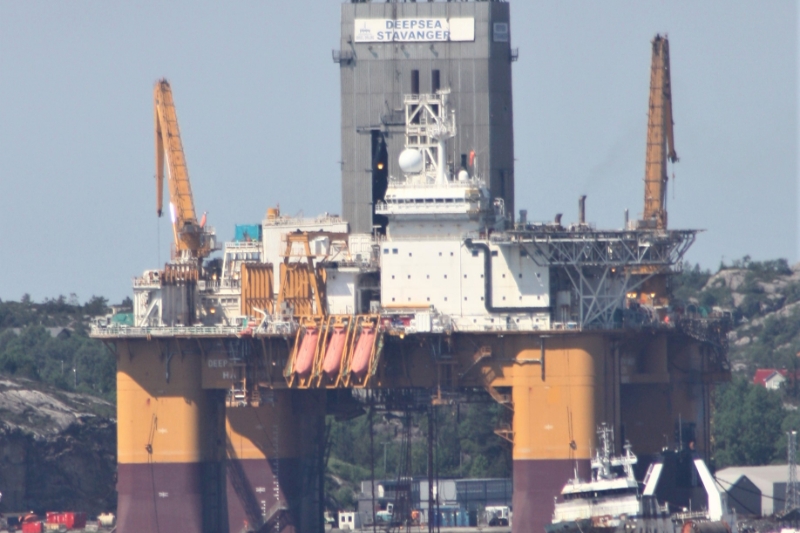 Le rig Deepsea Stavanger a déjà creusé à 2 500 mètres pour le puits Luiperd-1X.