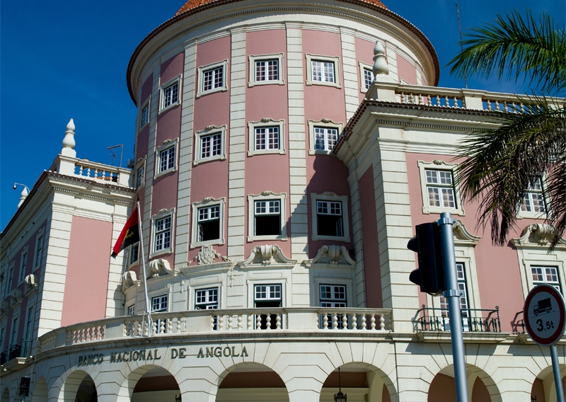 Le siège de la Banque nationale angolaise à Luanda