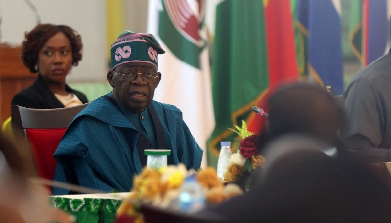 Le président nigérian, Bola Ahmed Tinubu, à Abuja, le 24 février 2024.