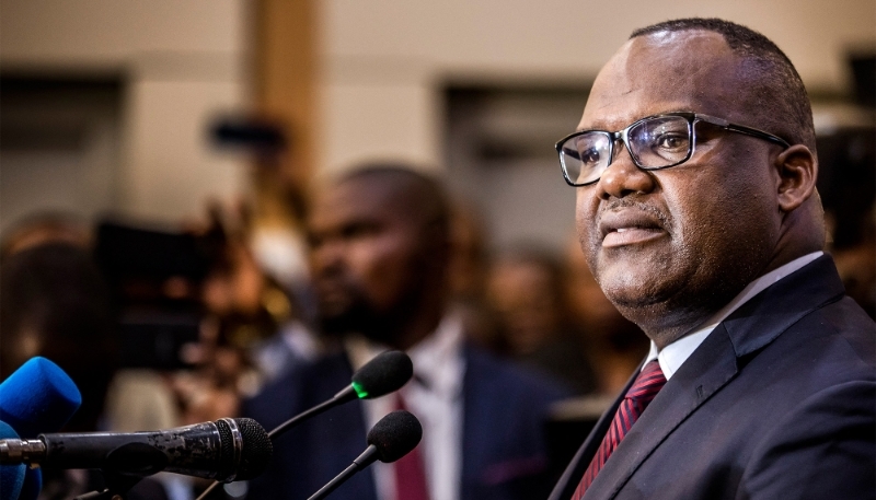 L'ancien président de la Commission électorale nationale indépendante (Ceni) congolaise, Corneille Nangaa, à Kinshasa, le 20 décembre 2018.