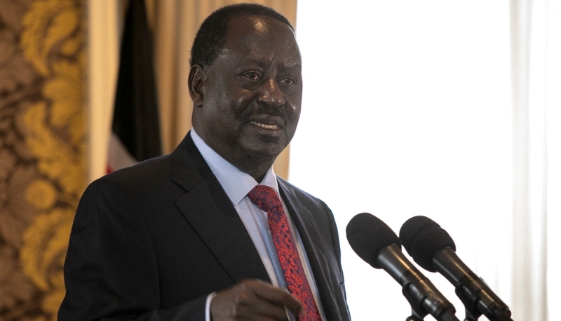 L'ancien premier ministre du Kenya, Raila Odinga.