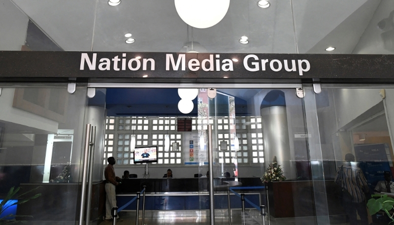 Le siège de Nation Media Group (NMG), à Nairobi, au Kenya, le 19 janvier 2018.