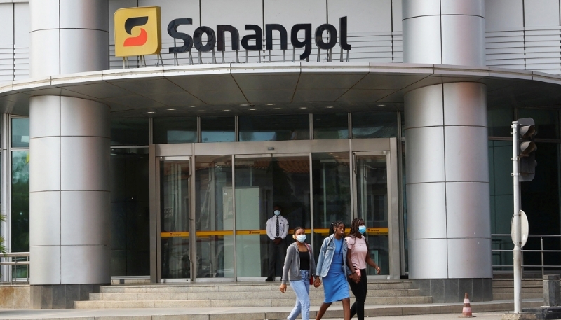 Le siège de la compagnie nationale angolaise de pétrole, Sonangol, à Luanda, le 21 août 2022.