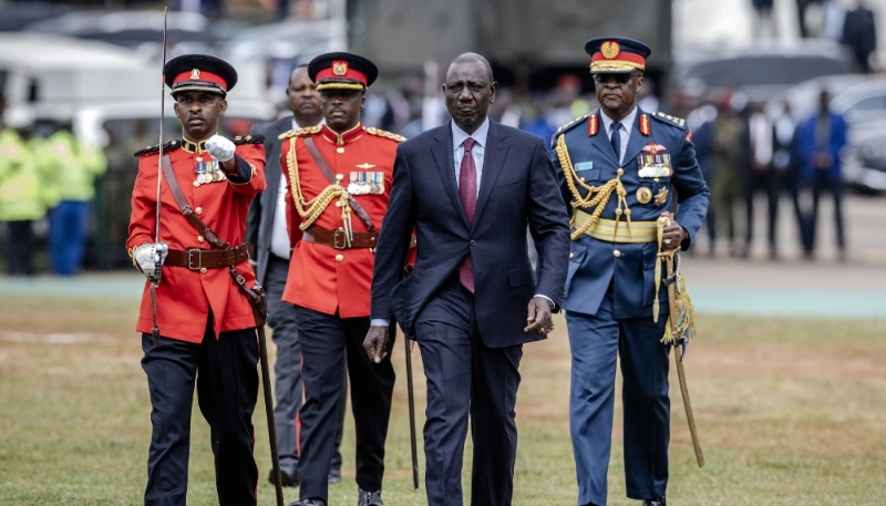 Le président kényan, William Ruto, lors des célébrations du 60e anniversaire de l'indépendance, le 12 décembre 2023, à Nairobi.