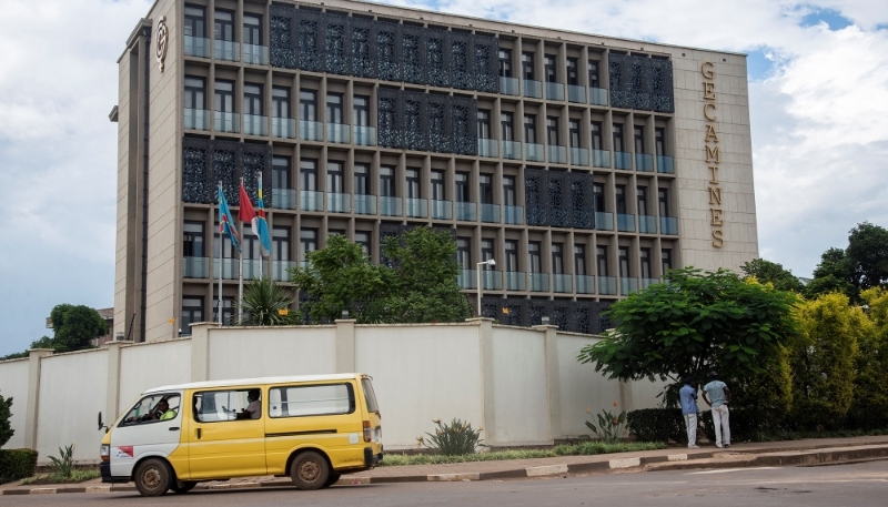 Le siège de la Gécamines à Lubumbashi, en RDC, le 16 janvier 2021.