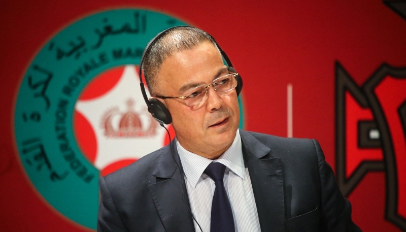 Le président de la FRMF, Fouzi Lekjaâ, le 28 octobre 2023, à Rabat.