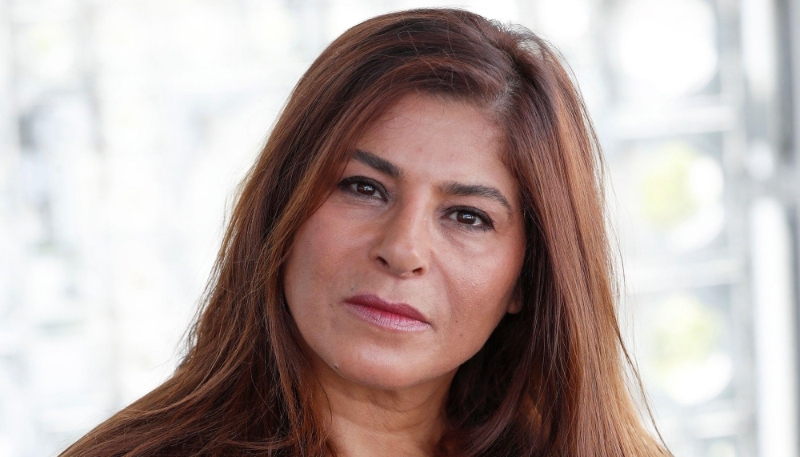 Samira Sitaïl lors d'un forum international des femmes du Maghreb, le 1er juin 2017, à Paris.