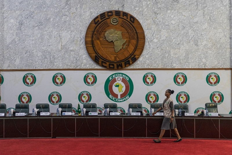 Le siège de la Cedeao à Abuja, février 2023.