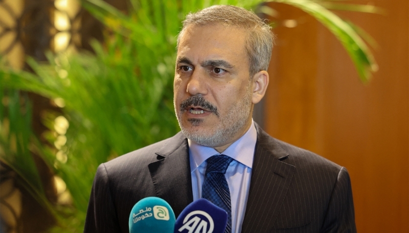 Le ministre turc des affaires étrangères, Hakan Fidan, à Tripoli, le 7 février 2024.