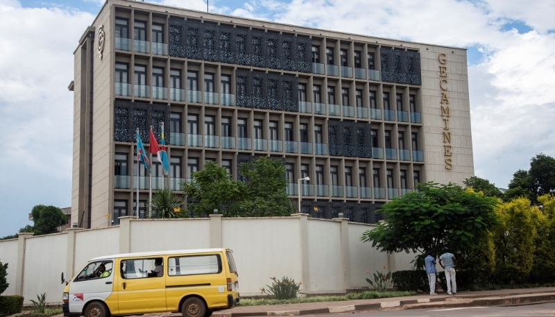 Le siège de la Gécamines à Lubumbashi, en RDC.