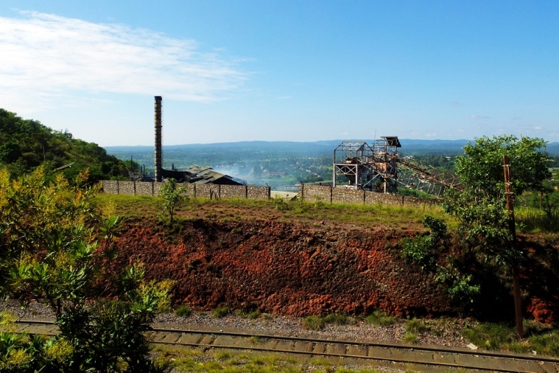 L'installation hydrométallurgique de Shituru de Gecamines (cuivre et cobalt), à l'extérieur de Likasi, dans la région du Katanga, le 31 janvier 2013.