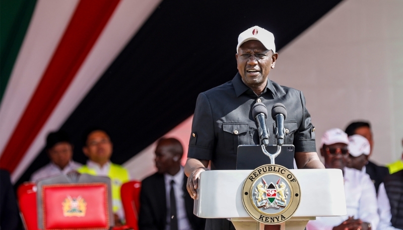 Le président kényan, William Ruto, à Nairobi, le 1er mars 2024.