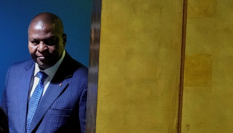 Le président centrafricain Faustin-Archange Touadéra.