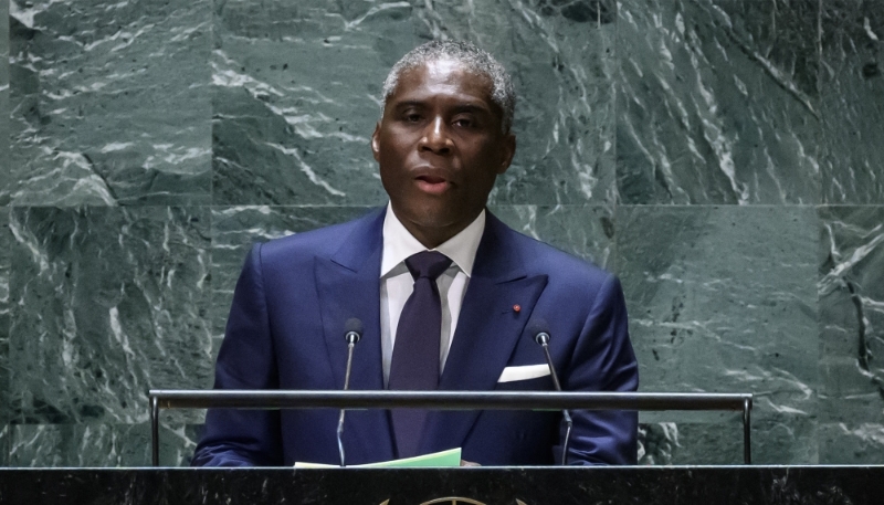 Le vice-président de la Guinée équatoriale, Teodoro Nguema Obiang Mangue, à New York, le 21 septembre 2023.